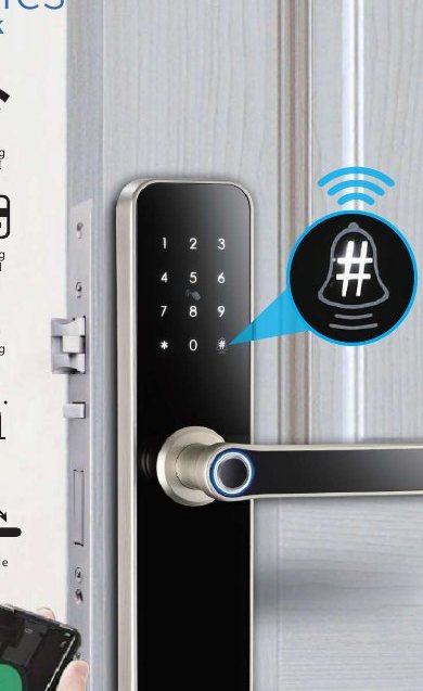 Keypad and card lever