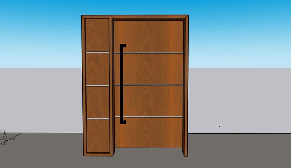 Design drawing of the Jumeirah Golf Estates entrance door