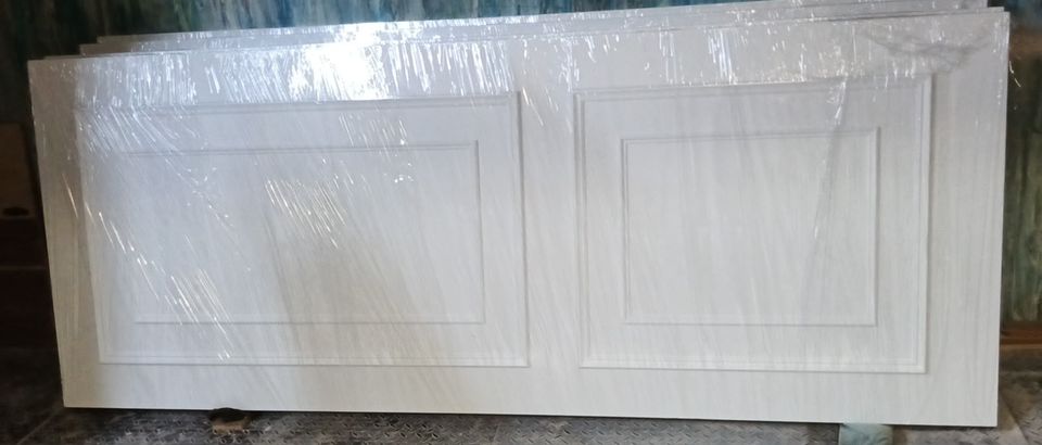 White moulded door leaves ready for delivery